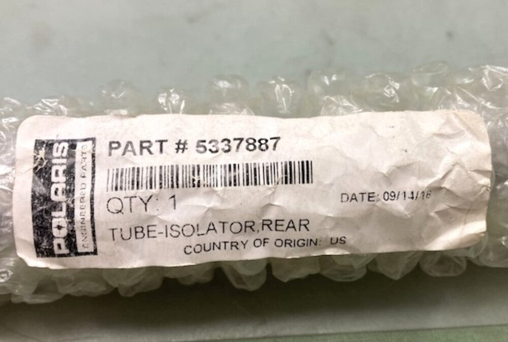 Polaris 5337887 Tube, Isolator, Rear New Genuine
