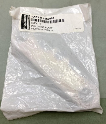 Polaris 5259964 Weld-Nut, Plate New Genuine