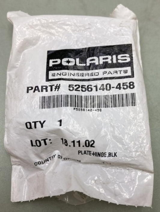 Polaris 5256140-458 Plate-Hinge, Blk New Genuine