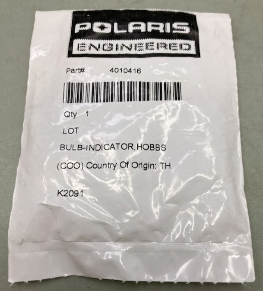 Polaris 4010416 Bulb-Indicator, Hobbs New Genuine
