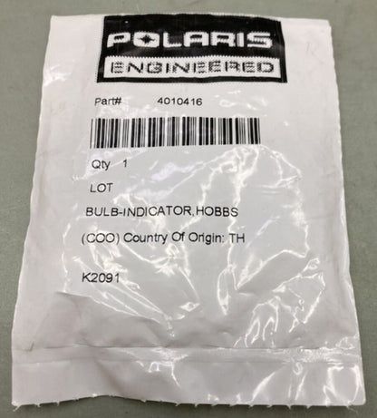 Polaris 4010416 Bulb-Indicator, Hobbs New Genuine