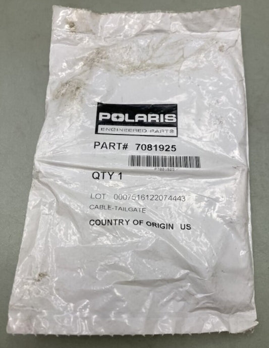 Polaris 7081925 Cable, Tailgate New Genuine