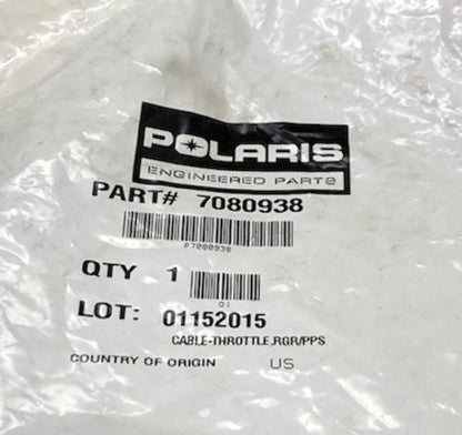 Polaris 7080938 Cable, Throttle New Genuine