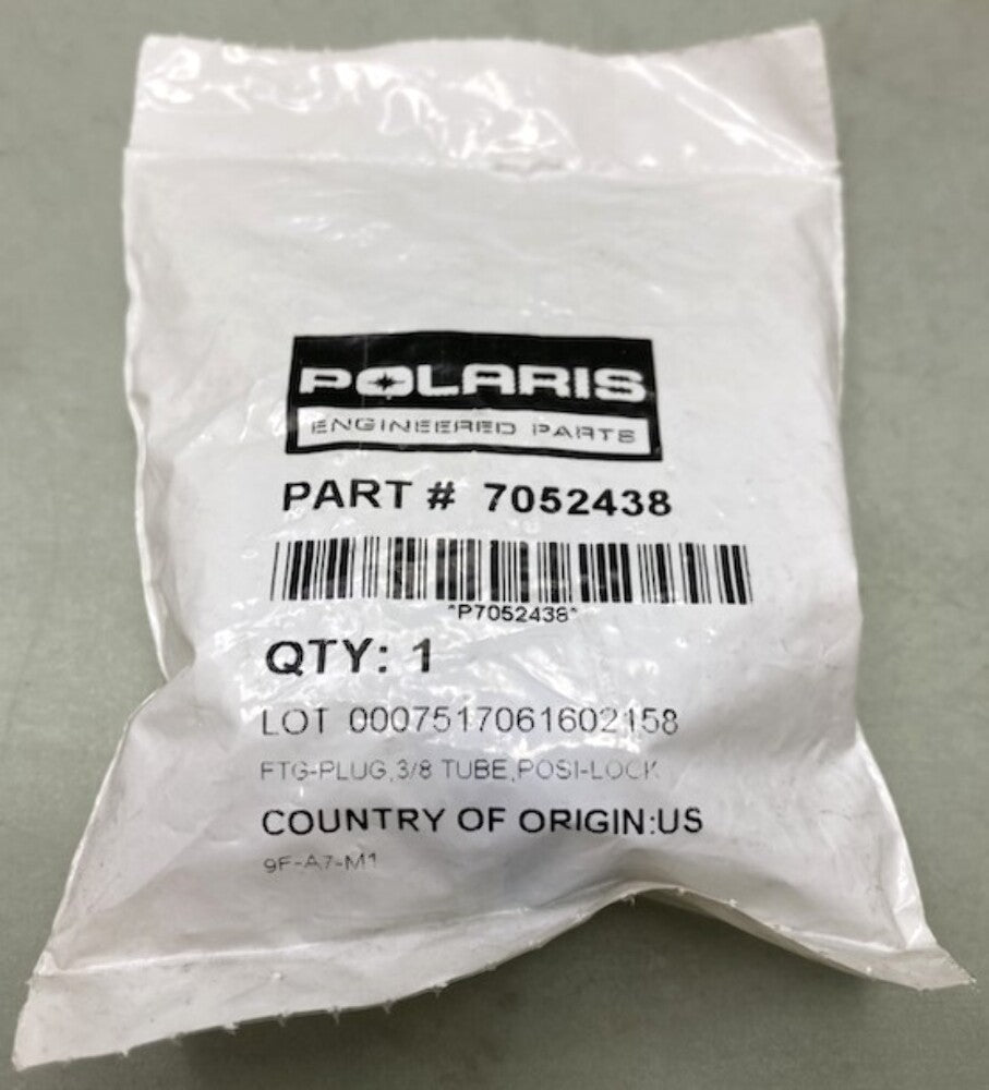 Polaris 7052438 Fitting, Plug New Genuine