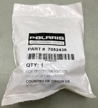 Polaris 7052438 Fitting, Plug New Genuine