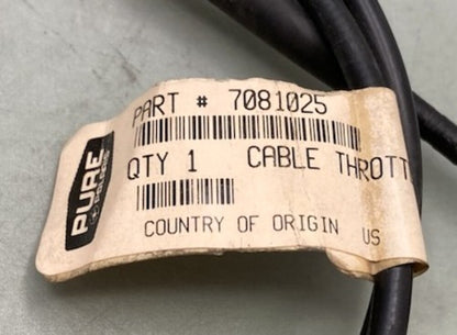 Polaris 7081025 Cable, Throttle New Genuine