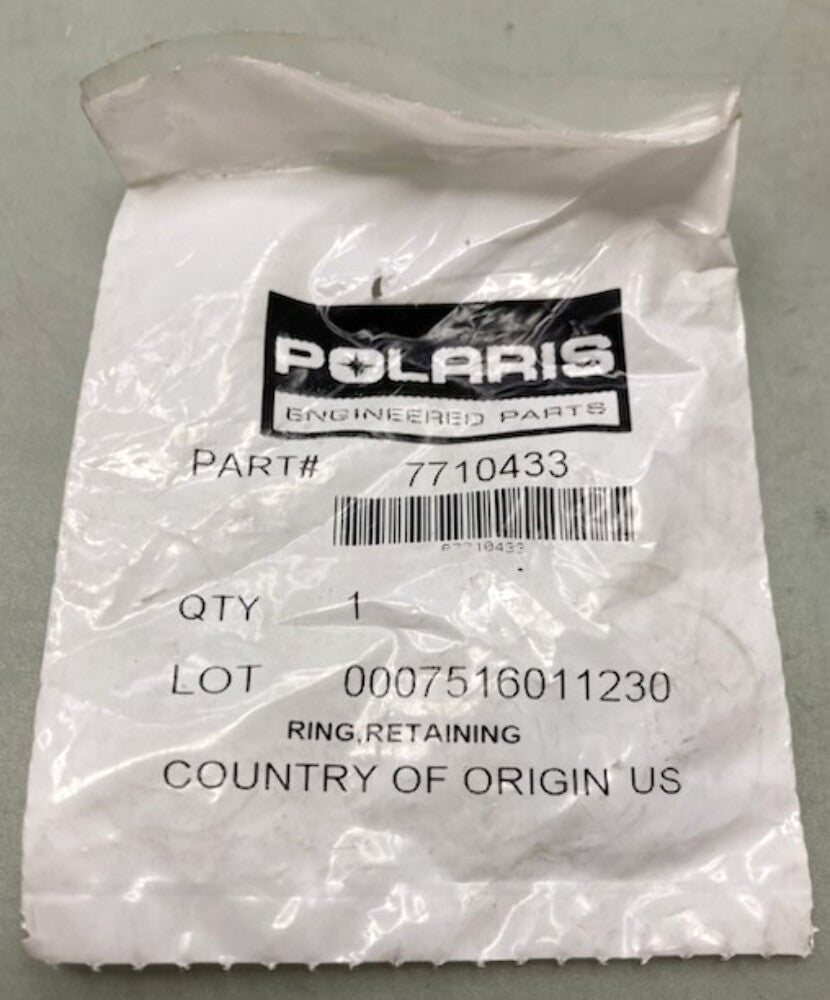 Polaris 7710433 Ring, Retaining 3233048 New Genuine