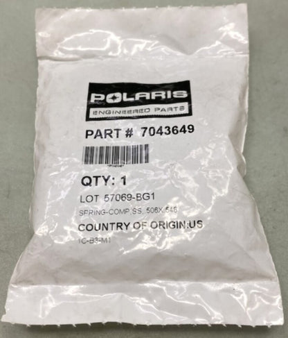 Polaris 7043649 Spring-Comp New Genuine