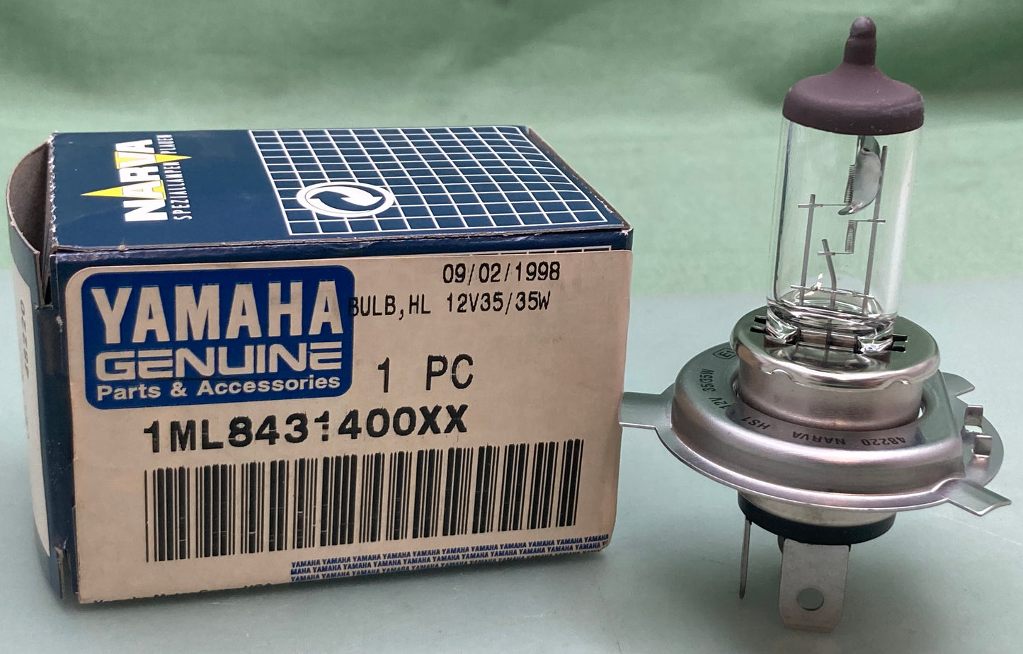New Genuine Yamaha 1ML8431400XX Bulb, HL 12V35/35W