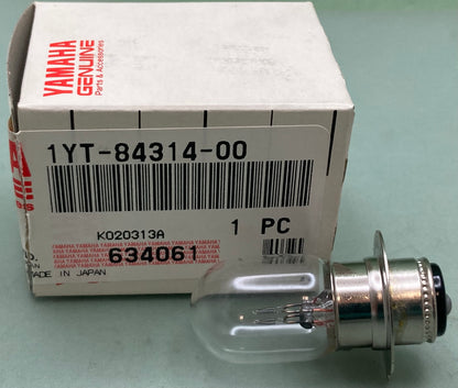 New Genuine Yamaha 1YT-84314-00 Headlight Bulb 12V25/25W