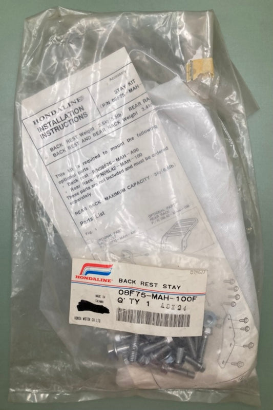 New Genuine Honda 08F75-MAH-100F Back Rest Kit