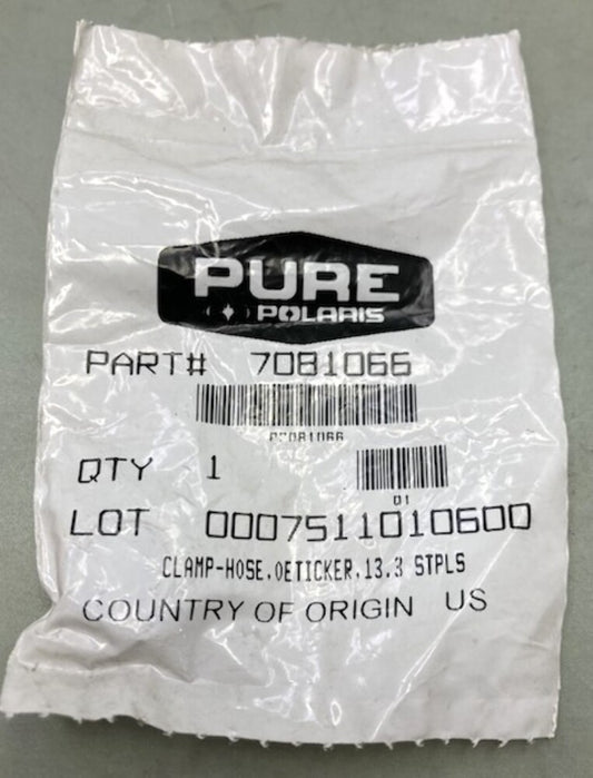 Qty 2 Polaris 7081066 Clamp, Hose, Oetiker New Genuine