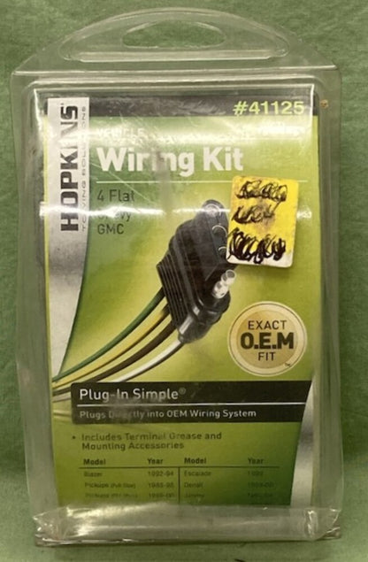 Hopkins 41125 Vehicle Wiring Kit New Genuine