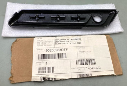 Harley Davidson 90200983DTF Saddlebag Faceplate New Genuine