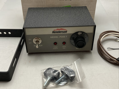 NEW GENUINE HENDERSON 77497B MODEL PWS-1 ELEC PRE WETTING CONTROL CONSOLE
