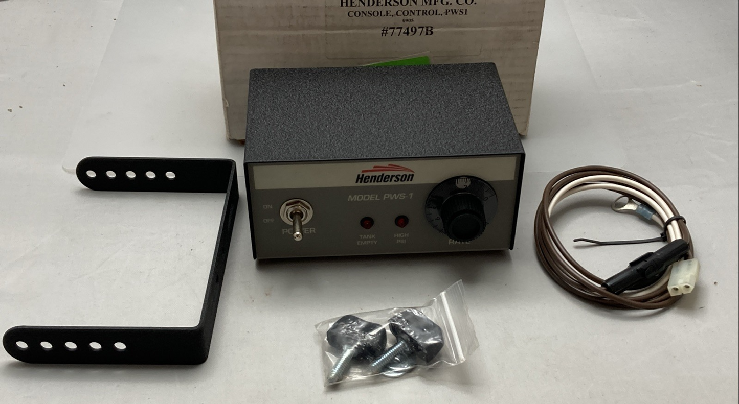 NEW GENUINE HENDERSON 77497B MODEL PWS-1 ELEC PRE WETTING CONTROL CONSOLE
