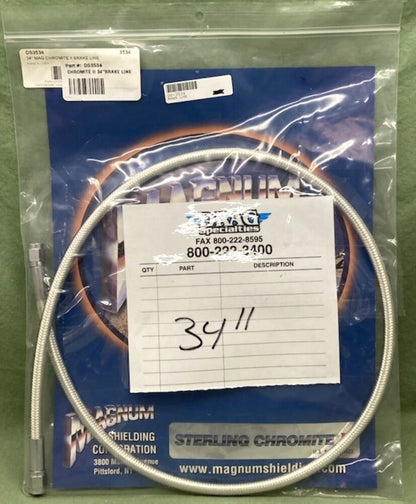 Magnum DS3534 Brake Line 34" New Genuine