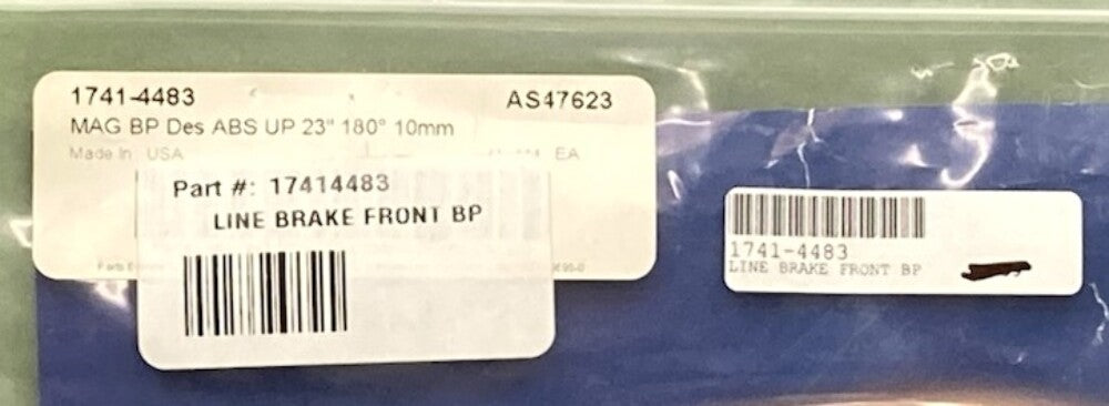 Magnum 1741-4483 Front Brake Line 23" New Genuine