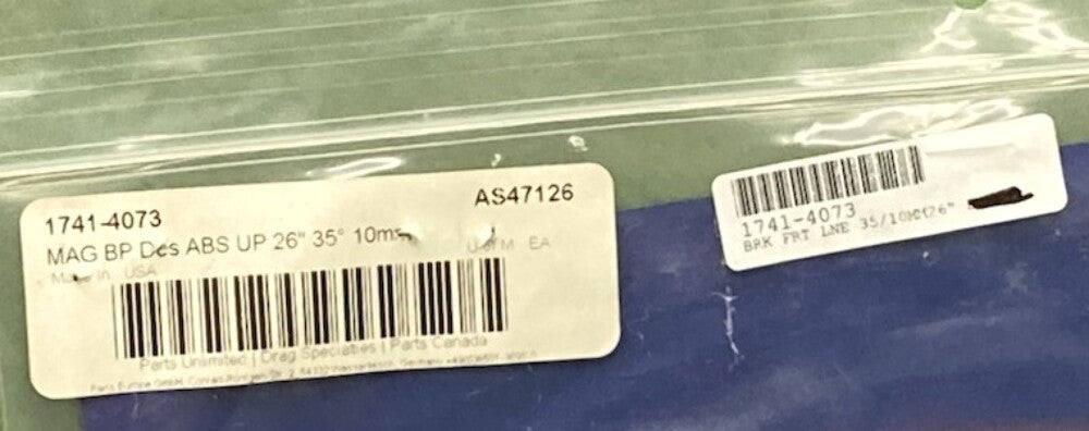 Magnum 1741-4073 Brake Line 26" New Genuine