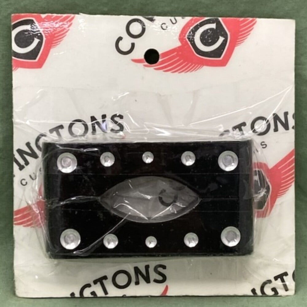 Covingtons Customs C1102-B Dimpled Front Fender Spacer Set Black 1410-0049 New