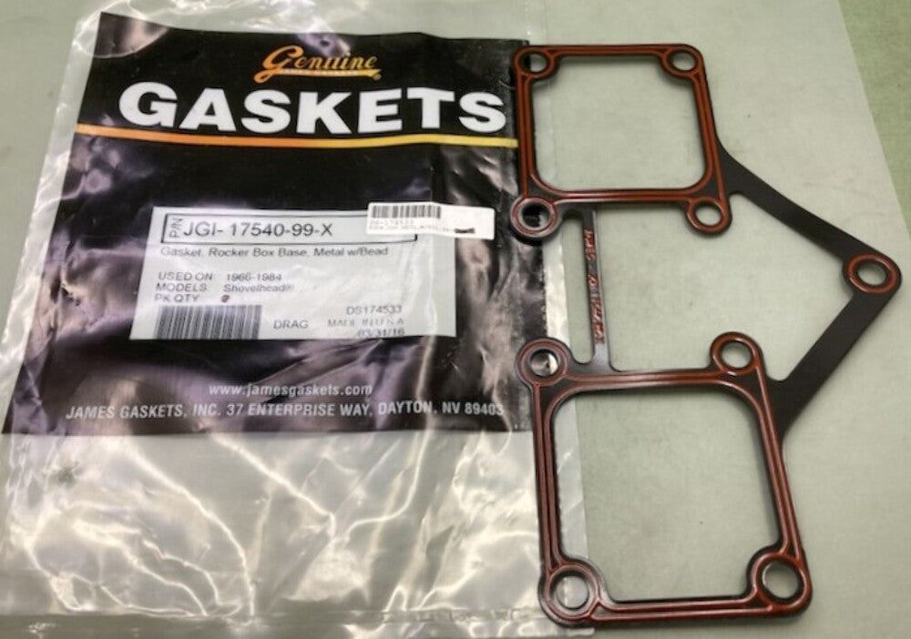 James Gasket JGI-17540-99-X Rocker Box Base Gasket with Medal Bead New Gen.