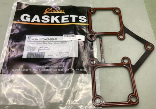James Gasket JGI-17540-99-X Rocker Box Base Gasket with Medal Bead New Gen.