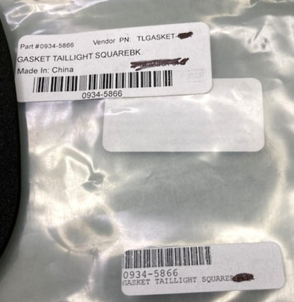Qty 4 Custom Dynamics 0934-5866 Squareback Taillight Gasket New Genuine