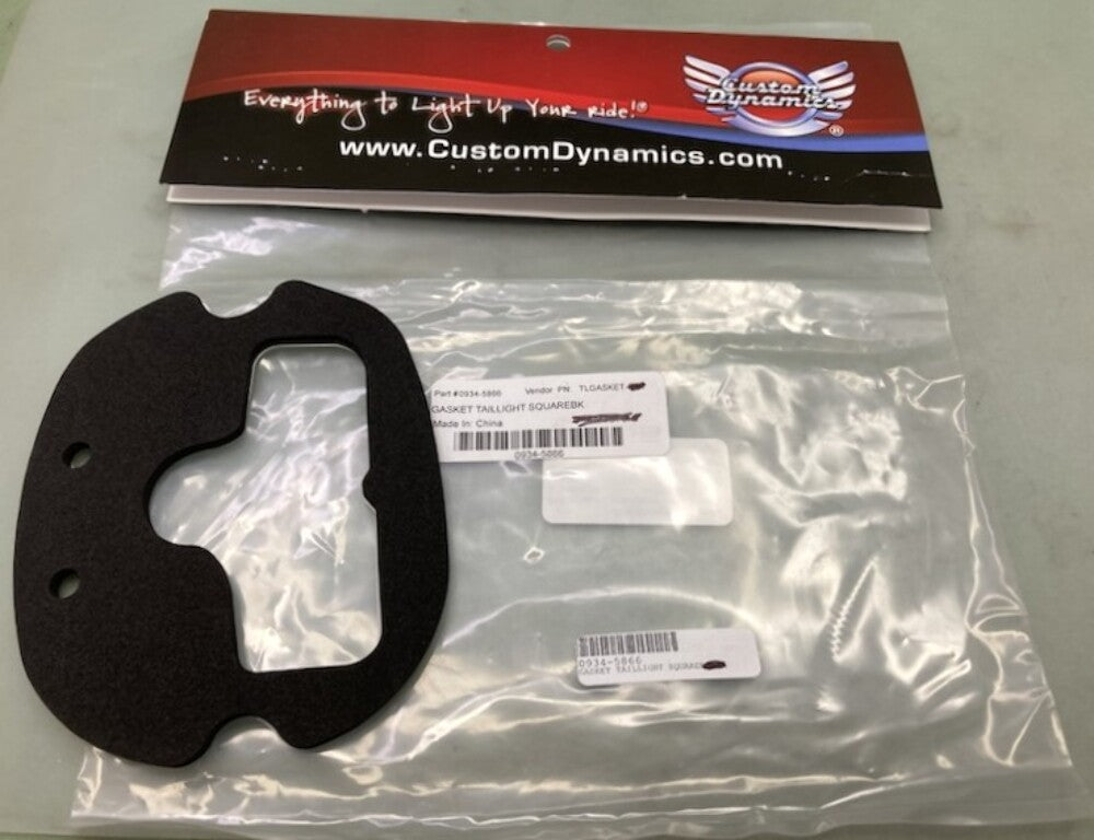 Qty 4 Custom Dynamics 0934-5866 Squareback Taillight Gasket New Genuine