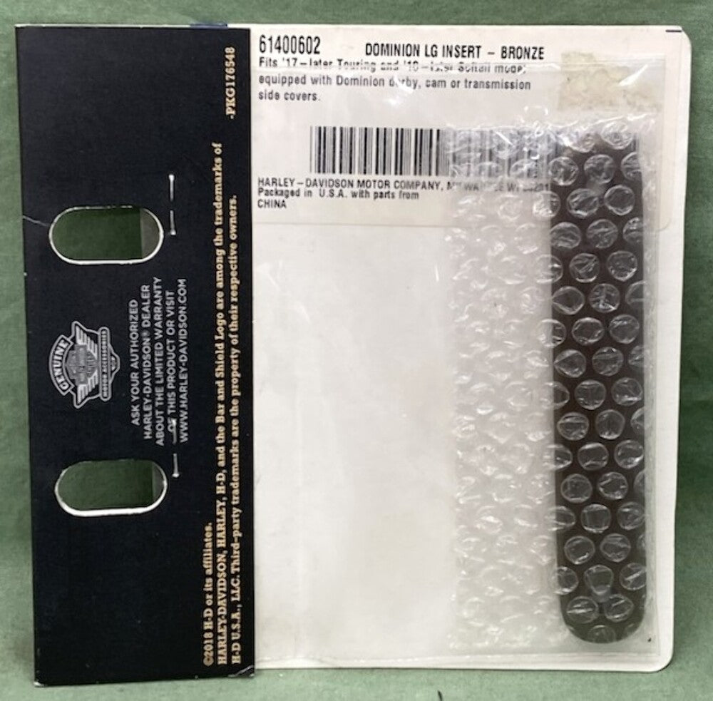 Harley Davidson 61400602 Dominion Large Insert Bronze New Genuine