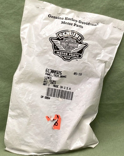 Harley Davidson 61300926 PANEL,TRIM,BRAKE LINES New Genuine
