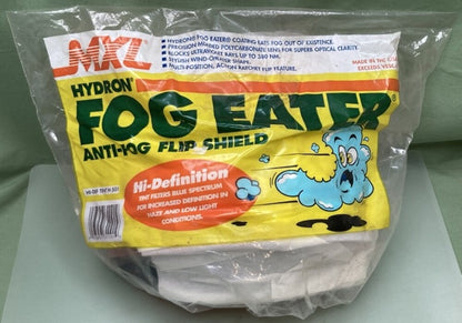 New Genuine MXL Hydron H-501 Hydron Fog Eater Anti-Fog Flip Shield, Hi-Def Tint