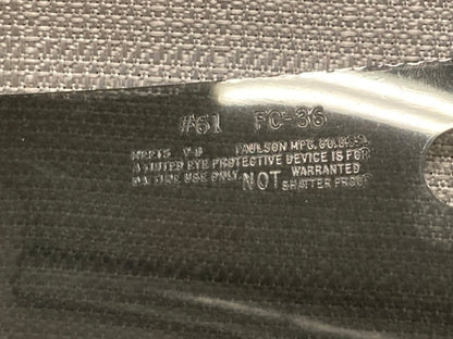 New Genuine Paulson FC-36 Visor, Tinted For Daytime Use