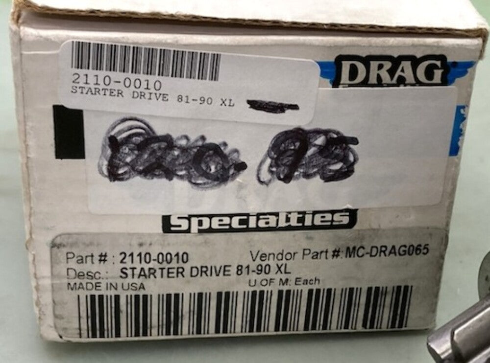 Drag Specialties 2110-0010 Starter Drive New Genuine