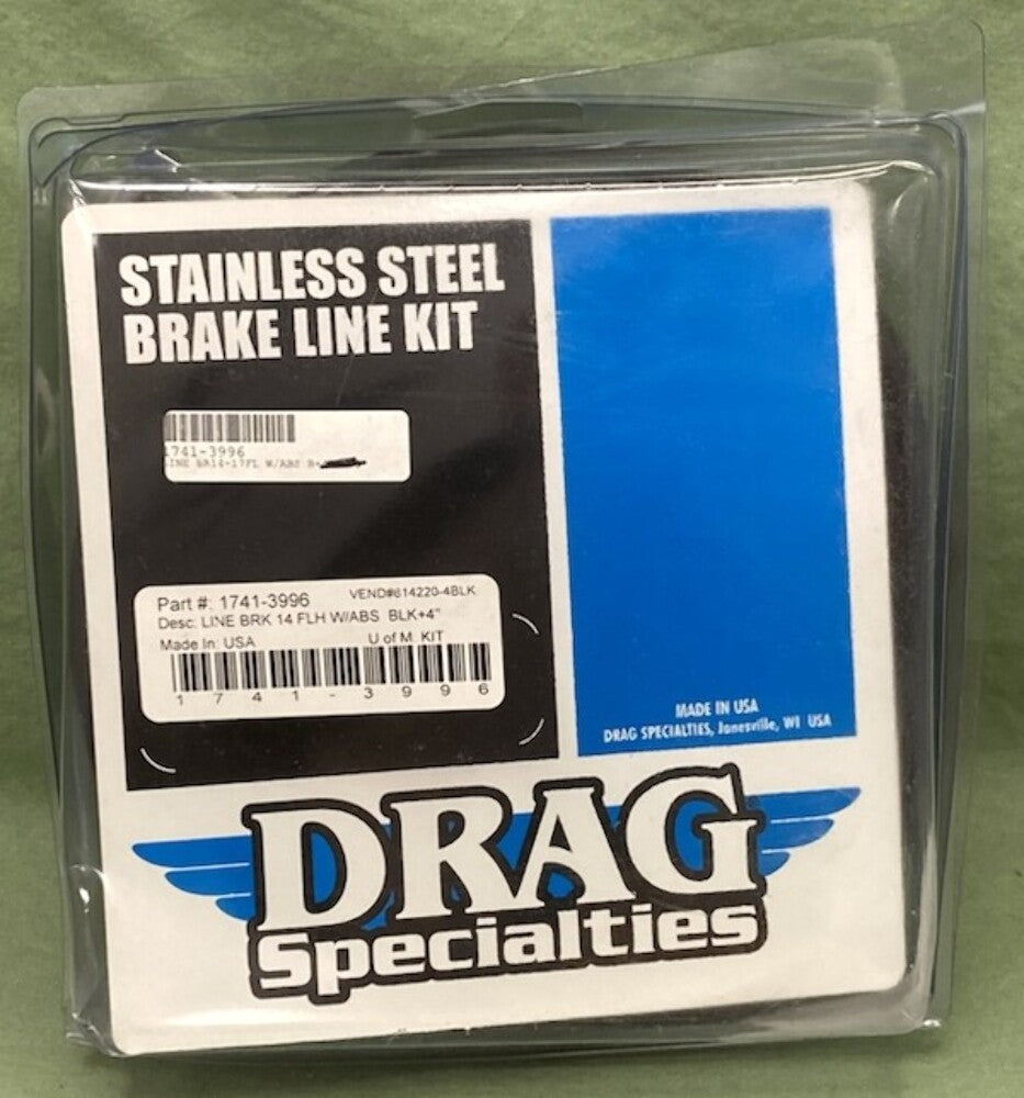 Drag Specialties 1741-3996 Brake Line Kit New Genuine