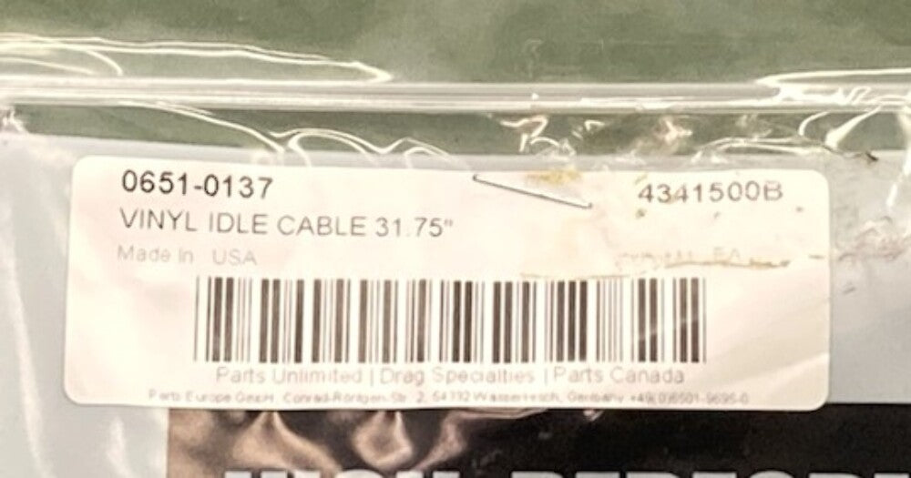 Drag Specialties 0651-0137 Vinyl Idle Cable New Genuine