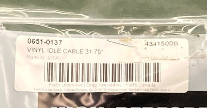 Drag Specialties 0651-0137 Vinyl Idle Cable New Genuine