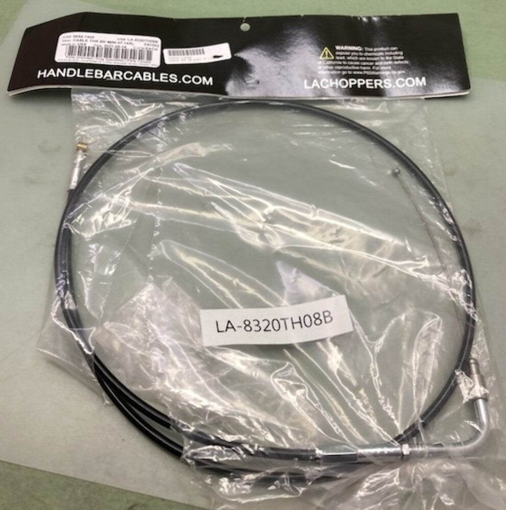 LA Choppers LA-8320TH08B Vinyl Throttle Cable New Genuine