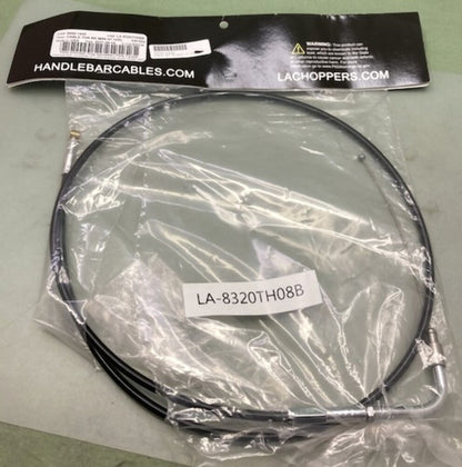 LA Choppers LA-8320TH08B Vinyl Throttle Cable New Genuine