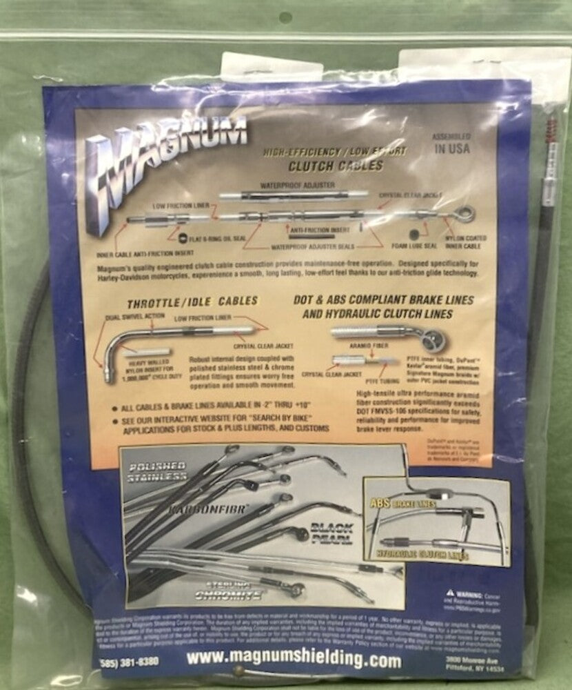 Magnum 44126 Black Pearl Idle Cable Alt Length New Genuine