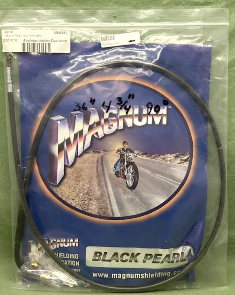 Magnum 44126 Black Pearl Idle Cable Alt Length New Genuine