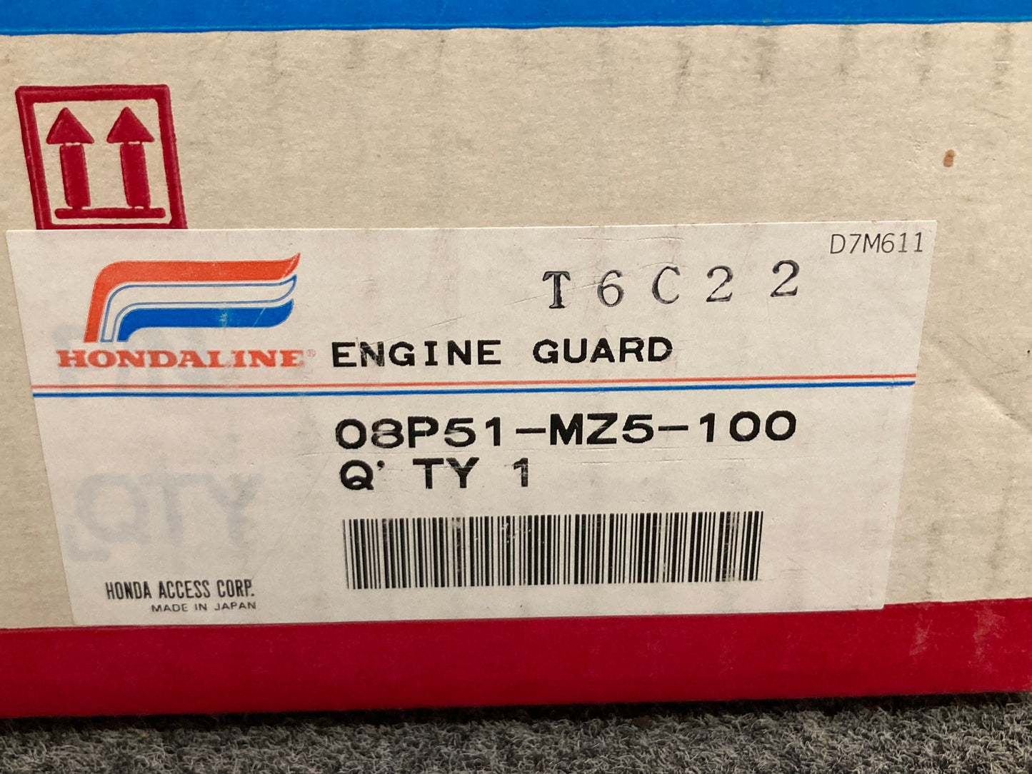 New Genuine Honda 08P51-MZ5-100 Engine Guard Kit