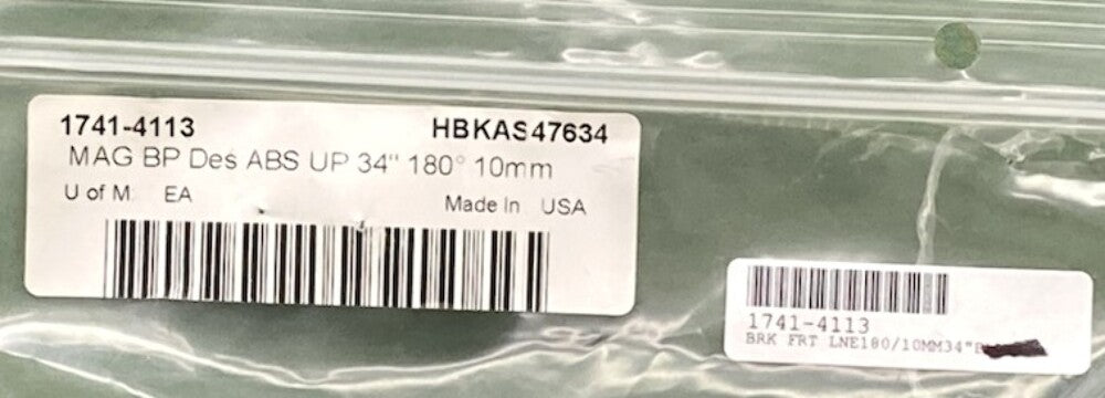 Magnum 1741-4113 Brake Line 34" New Replaces