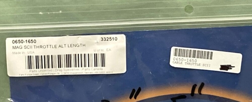 Magnum 0650-1650 Throttle Cable New Genuine