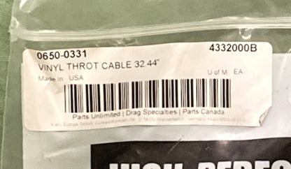 Drag Specialties 0650-0331 Throttle Cable New Genuine