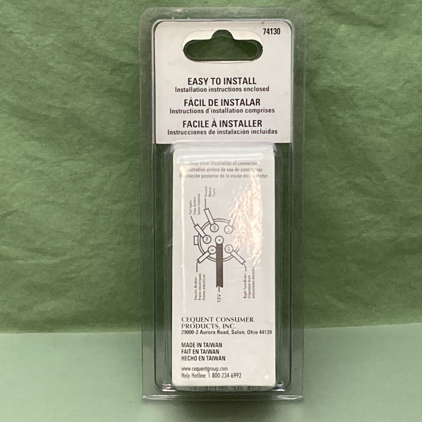 NEW GENUINE REESE TOWPOWER 74130 6-WAY TRAILER END CONNECTOR