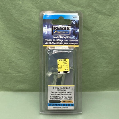 NEW GENUINE REESE TOWPOWER 74130 6-WAY TRAILER END CONNECTOR