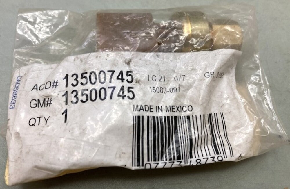 GM 13500745 Fuel Pressure Sensor New Genuine