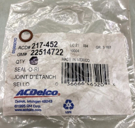GM 22514722 Fuel Feed Pipe O-Ring New Genuine