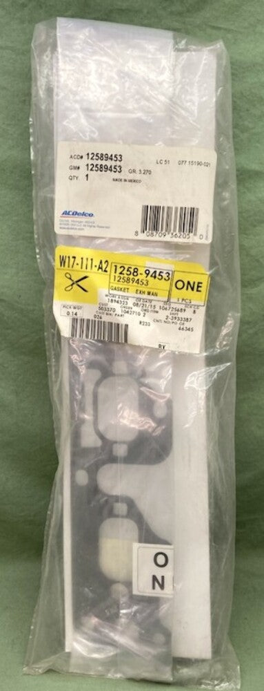 GM 12589453 Exhaust Manifold Gasket New Genuine
