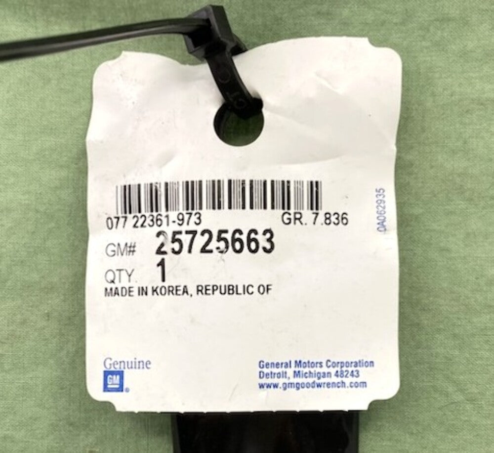 GM 25725663 Front Bumper Impact Bar Outer Brace New Genuine